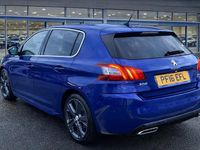 Used Peugeot 308 GT-line 120 HP (88 kW) 2016 Blue Hatchback