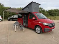Used VW California California 150 HP (110 kW) 2022 Red Van