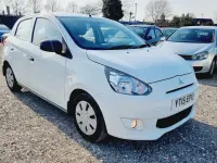 Used Mitsubishi Mirage 71 HP (52 kW) 2015 White Hatchback