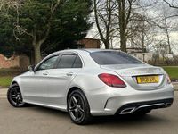 Used Mercedes C220 AMG line 194 HP (142 kW) 2021 Silver Sedan