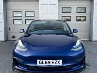Used Tesla Model 3 Long Range AWD 366 kW (498 HP) 2019 Blue Sedan