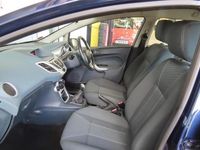 Used Ford Fiesta Zetec 82 HP (60 kW) 2010 Blue Hatchback