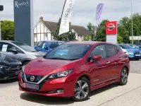 Used Nissan Leaf Tekna 110 kW (150 HP) 2019 Red Hatchback