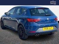 Used Seat Leon FR 125 HP (91 kW) 2018 Blue Hatchback