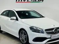Used Mercedes A200 AMG line 136 HP (100 kW) 2017 White Hatchback