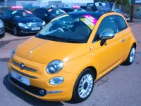 Used Fiat 500 Lounge 69 HP (50 kW) 2015 Yellow Hatchback
