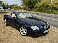 Used Mercedes SL500 Classic 306 HP (225 kW) 2003 Blue Cabriolet