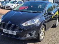 Used Ford Fiesta Zetec 82 HP (60 kW) 2016 Black Hatchback