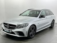 Used Mercedes C300e AMG line 320 HP (235 kW) 2021 Silver Estate