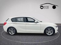 Used BMW 118 Sport Line 136 HP (100 kW) 2018 White Hatchback