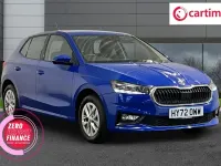 Begagnad Skoda Fabia Comfort 80 HK (58 kW) 2022 Blå Halvkombi