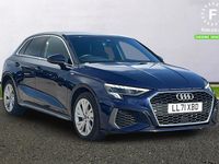 Used Audi A3 e-tron S-Line 2021 Blue Hatchback