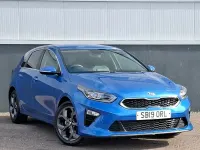Used Kia Ceed 138 HP (101 kW) 2019 Blue Hatchback