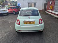 Used Fiat 500 Lounge 69 HP (50 kW) 2018 Green Hatchback