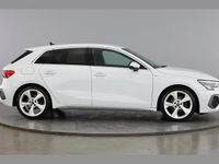 Used Audi A3 S-Line 150 HP (110 kW) 2022 White Sedan