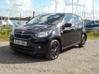 Used Skoda Citigo 75 HP (55 kW) 2014 Black Hatchback