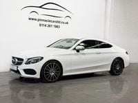 Used Mercedes C220 AMG line 170 HP (125 kW) 2016 White Coupe