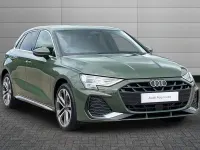 New Audi A3 Sportback e-tron S-Line 201 HP (147 kW) 2026 District green Hatchback