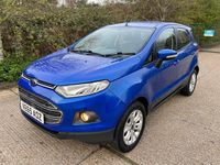 Used Ford Ecosport Zetec 2015 Blue SUV