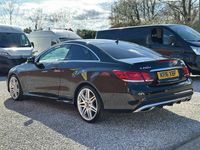 Used Mercedes E220 AMG line 2016 Black Coupe