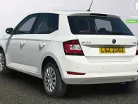 Used Skoda Fabia 75 HP (55 kW) 2018 White Hatchback