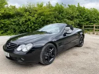 Used Mercedes SL500 306 HP (225 kW) 2005 Black Cabriolet