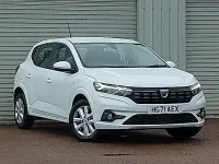 Used Dacia Sandero Comfort 91 HP (66 kW) 2021 White Hatchback