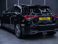 Used Mercedes A200 AMG line 163 HP (119 kW) 2018 Black Hatchback