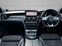 Used Mercedes C200 AMG line 2018 White Sedan