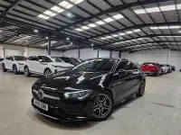 Used Mercedes CLA200 AMG line 163 HP (119 kW) 2019 Black Coupe