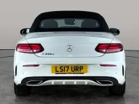 Used Mercedes C220 AMG line 170 HP (125 kW) 2017 White Cabriolet