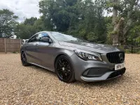 Used Mercedes CLA220 AMG line 177 HP (130 kW) 2017 Grey Coupe
