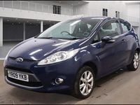 Usado Ford Fiesta Zetec 70 HP (51 kW) 2009 Azul Citadino