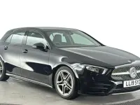 Used Mercedes A200 AMG line 163 HP (119 kW) 2019 Black Hatchback