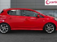 Used Vauxhall Corsa SRi 90 HP (66 kW) 2017 Red Hatchback