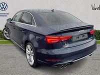 Used Audi A3 S-Line 150 HP (110 kW) 2018 Blue Sedan