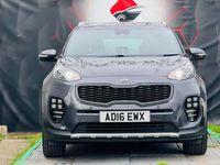 Begagnad Kia Sportage GT-Line 174 HK (127 kW) 2016 Silver SUV