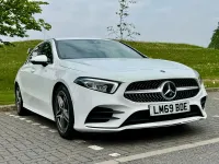Used Mercedes A180 AMG line 2019 White Hatchback