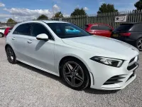 Used Mercedes A200 AMG line 163 HP (119 kW) 2020 White Hatchback