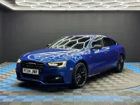 Begagnad Audi A5 Black Edition 2016 Blå Sportkupé