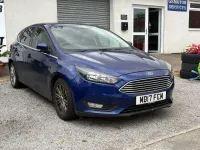 Used Ford Focus Zetec 100 HP (73 kW) 2017 Blue Hatchback