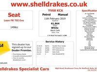 Used Seat Leon ST FR 2019 White Estate