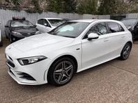 Used Mercedes A250 AMG line 2020 White Hatchback