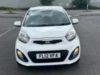 Used Kia Picanto 84 HP (61 kW) 2012 White Hatchback