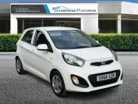Used Kia Picanto 68 HP (50 kW) 2014 White Hatchback