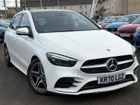 Begagnad Mercedes B220 AMG Line Premium Plus 2020 Vit Minibuss