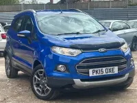 Used Ford Ecosport Titanium 2015 Blue SUV