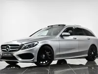 Used Mercedes C250 AMG Line Premium Plus 2015 Silver Estate
