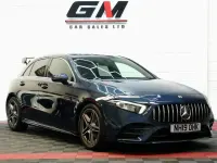 Used Mercedes A200 AMG line 2019 Blue Hatchback