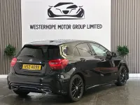 Used Mercedes A200 AMG line 2016 Black Hatchback